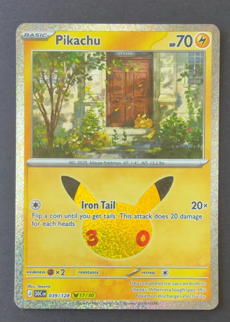 Pikachu 039/128